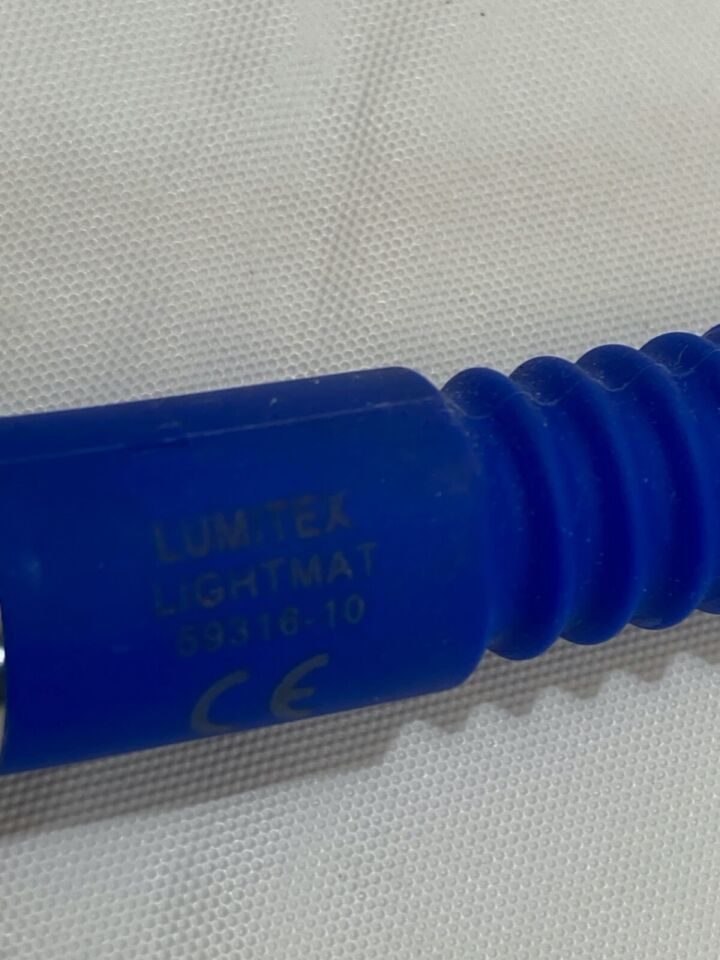 LUMITEX LightMat 8' Transparent ACMI Connections Fiber Optic Light Cable — photo 6