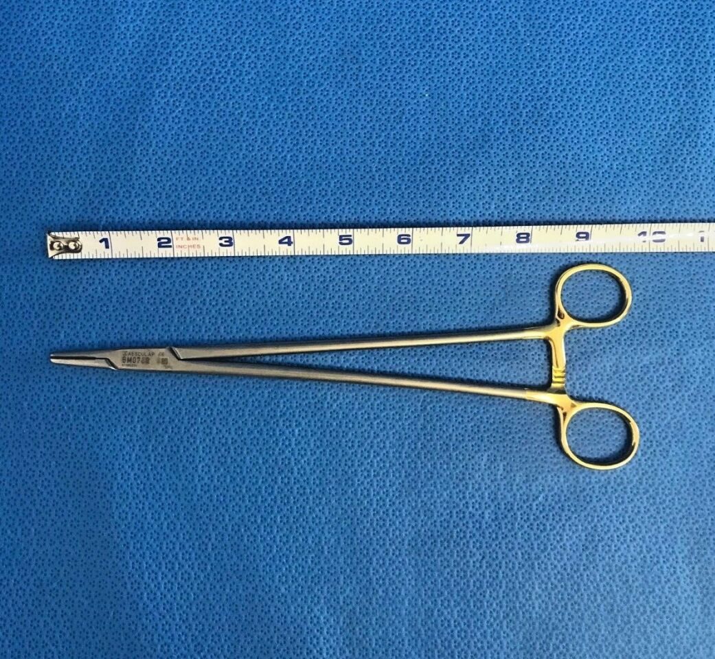 AESCULAP BM078R Hegar Duro-Grip Needleholder L:245mm — photo 9