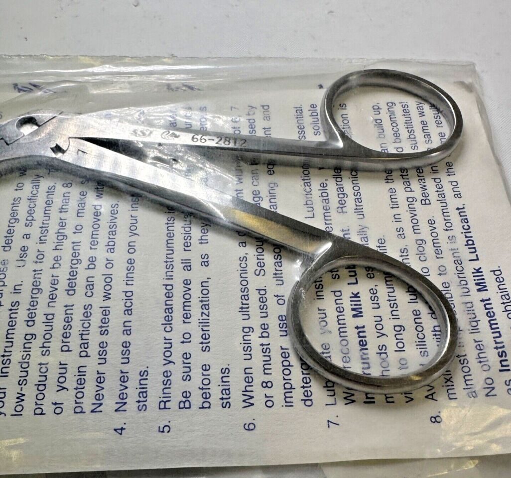 SSI ULTRA 66-2812 Weil-Blakesley #1 Nasal Forceps Fenestrated Oval Cups 4-3/8in — photo 4