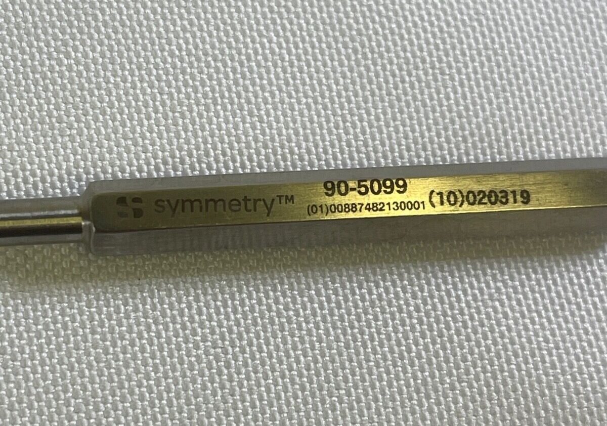 SYMMETRY SURGICAL 90-5099 4mm x 11.75" Laparoscopic Open Ended Knot Pusher — photo 2