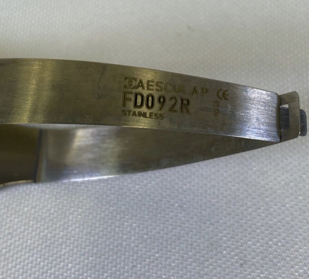 AESCULAP FD092R Micro Form Bayonet Needle Holder 80mm Shaft 200mm Length Neuro — photo 2