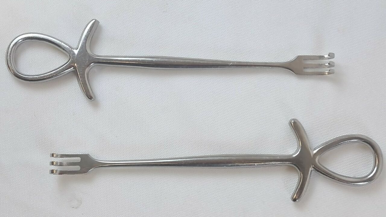 CODMAN 50-4226 Volkman Retractor 8-3/4" 3 Prong Blunt, Lot of 2 — photo 4