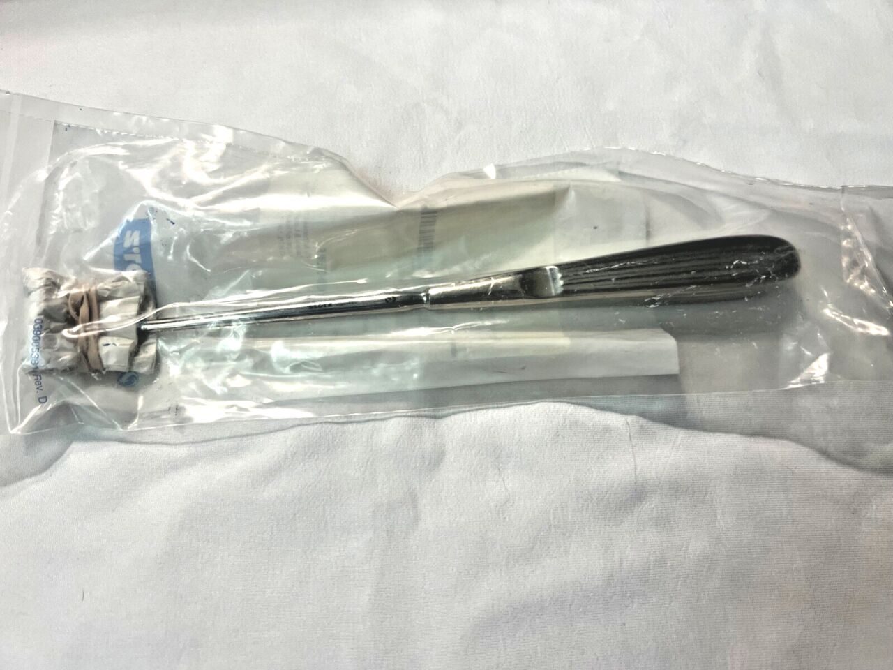 BAUSCH & LOMB N6000 3 Barnhill Adenoid Curette 16mm Cut 19x20mm Tip 8.8" L