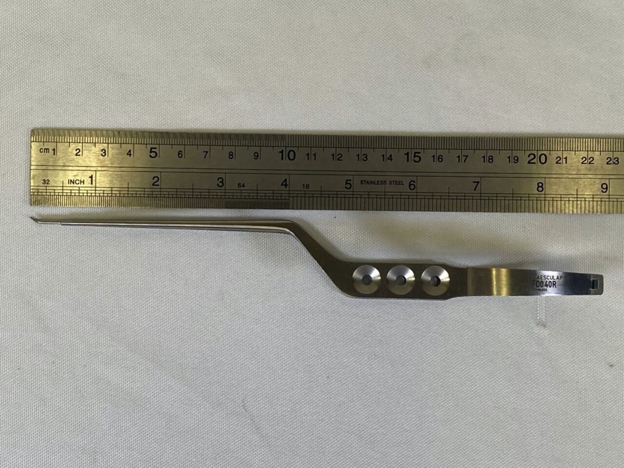 AESCULAP FD040R Bayonet Micro Form Scissors Curved Upward Blade Sharp/Sharp 9" — photo 10
