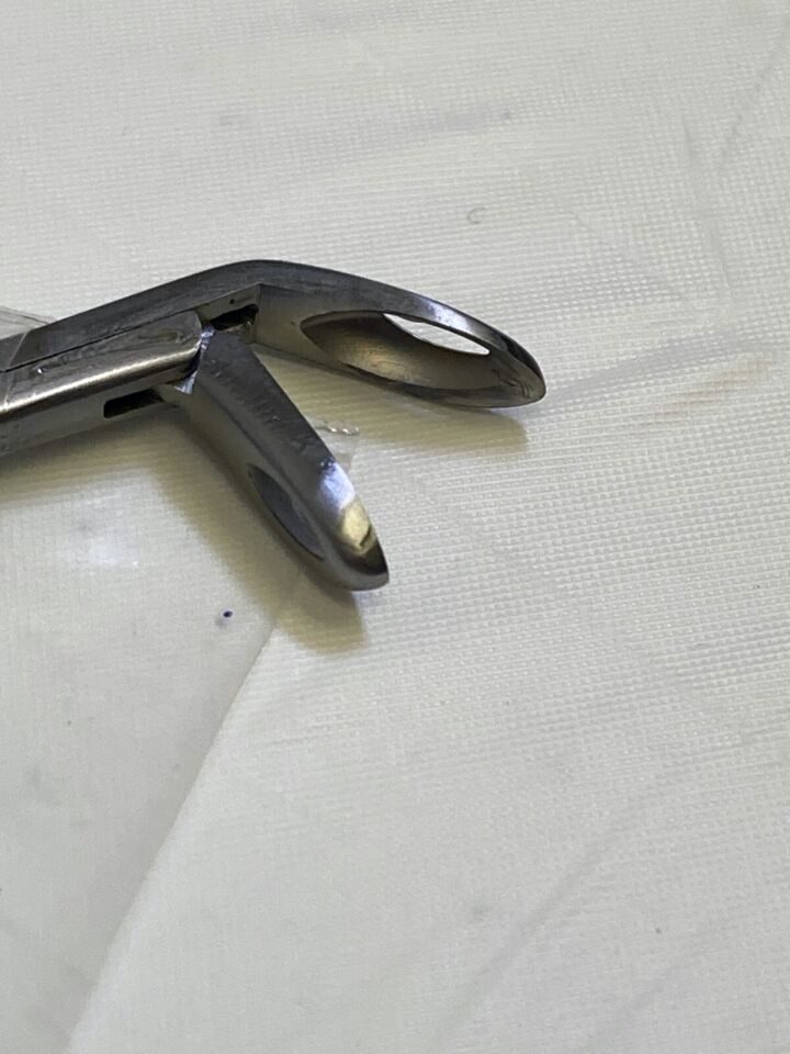 SSI ULTRA SYMMETRY 66-2813 Weil Blakesley Nasal Forcep Fenestrated 45deg x 5mm Jaw — photo 5