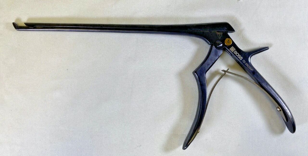 BOSS INSTRUMENTS 70-2805NP APEX Ceramic Coat 4mm x 40deg Up x 8" Kerrison Rongeur — photo 1