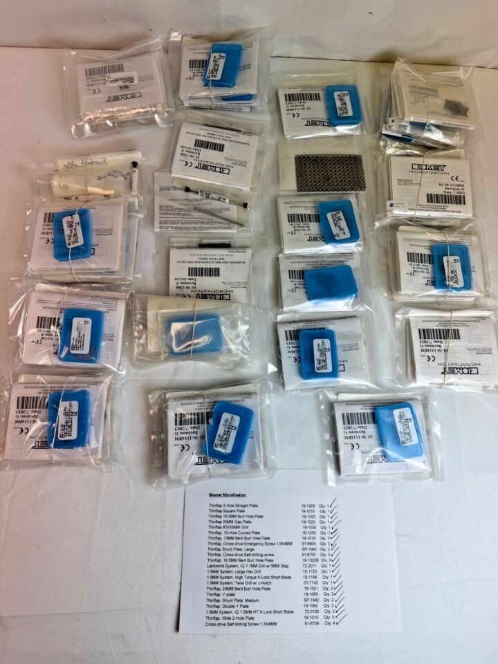BIOMET Thin Flap Microfixation Instrument Set Neuro CMF