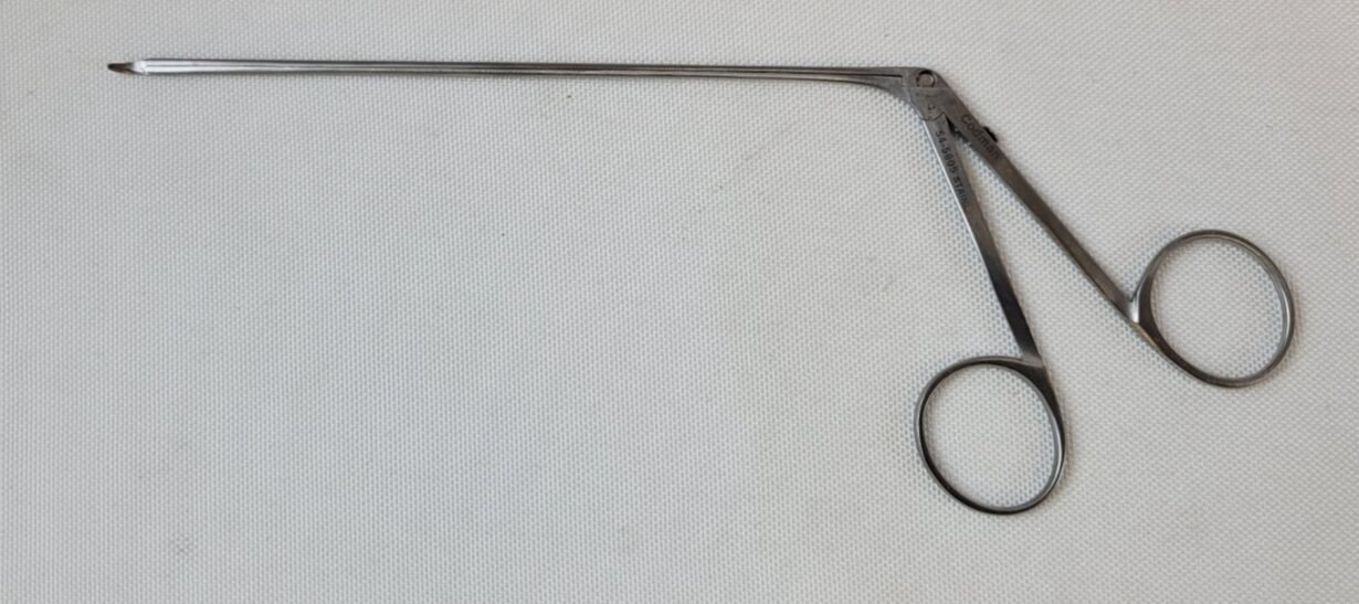 CODMAN 54-5605 Decker Microsurgical Scissors Alligator Action Curved Left