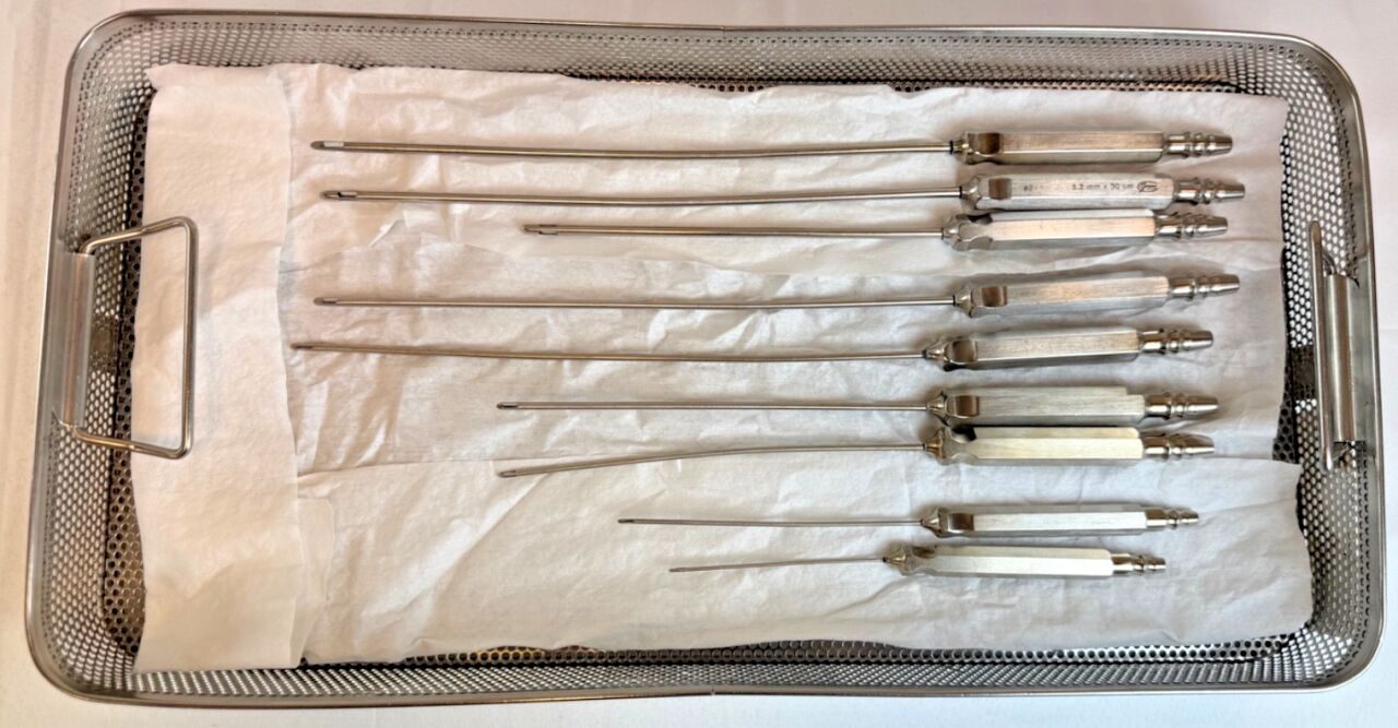 GRAMS Liposuction Cannulas Set of 9 w/ Tray — photo 10