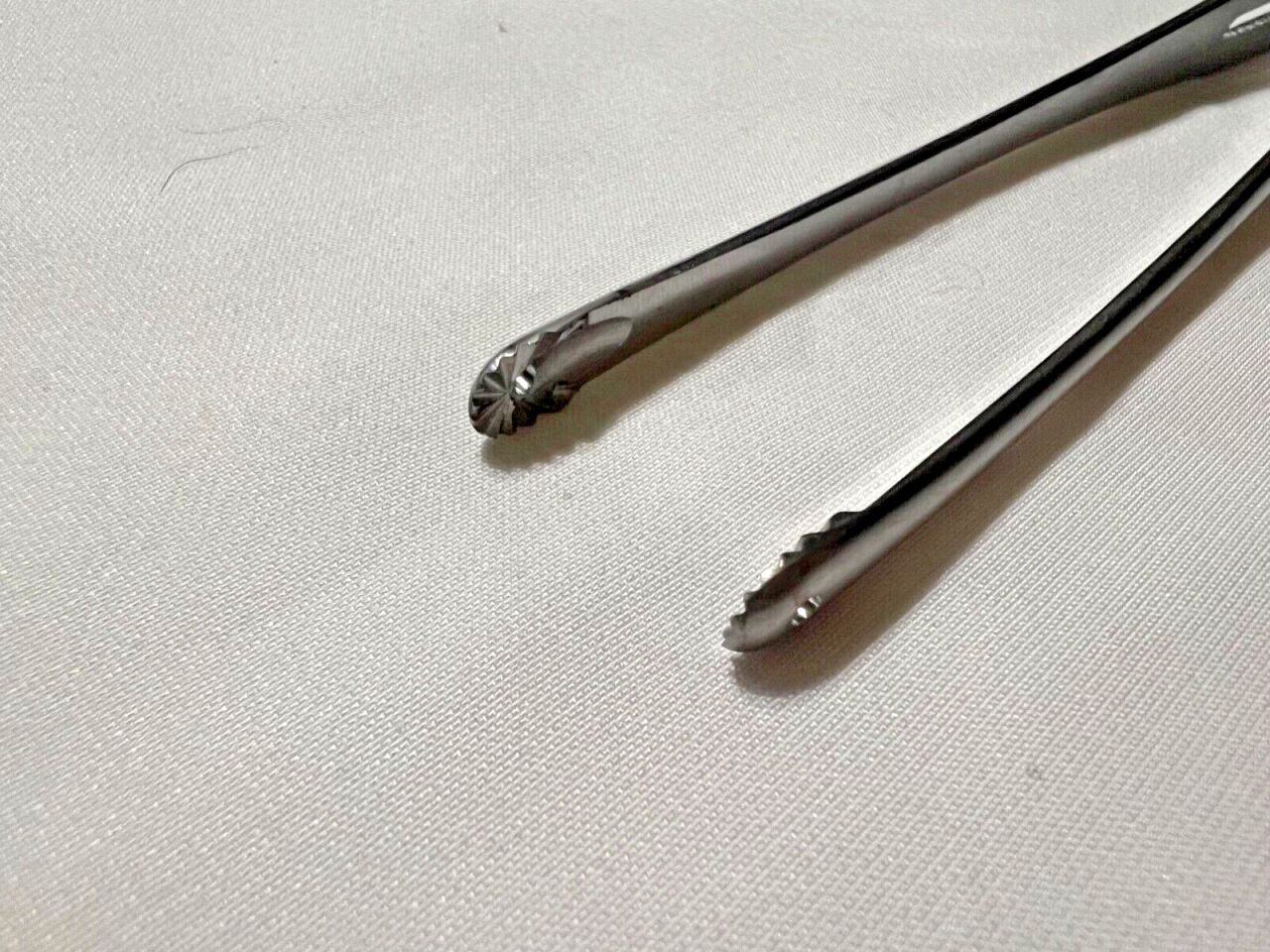 V. MUELLER SU2460-Z Mayo-Russian Tissue Forceps Radially Serrated Cup Tips 9" L — photo 3