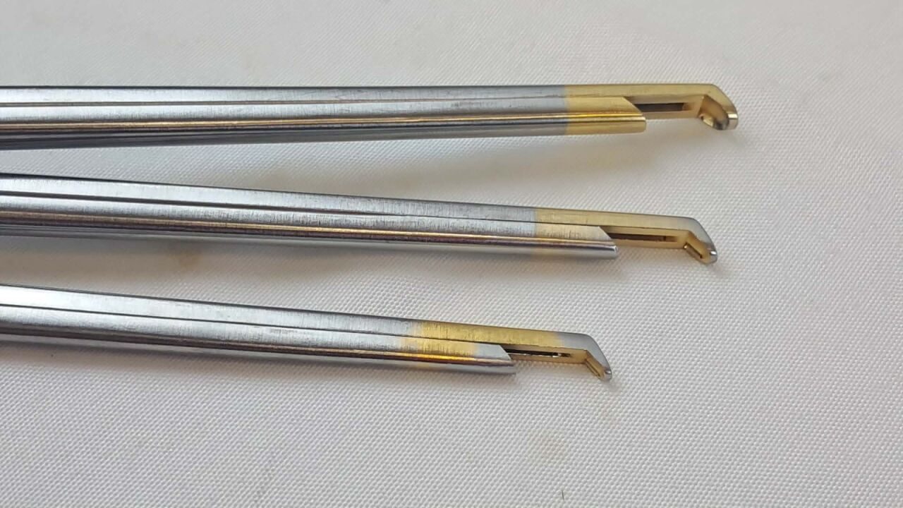 AESCULAP Thin Footplate 1mm-5mm 8" Upward Cutting Kerrisons Set    Thin Footplate 8" 200mm Kerrison Rongeurs FF663R/64R/65R — photo 5