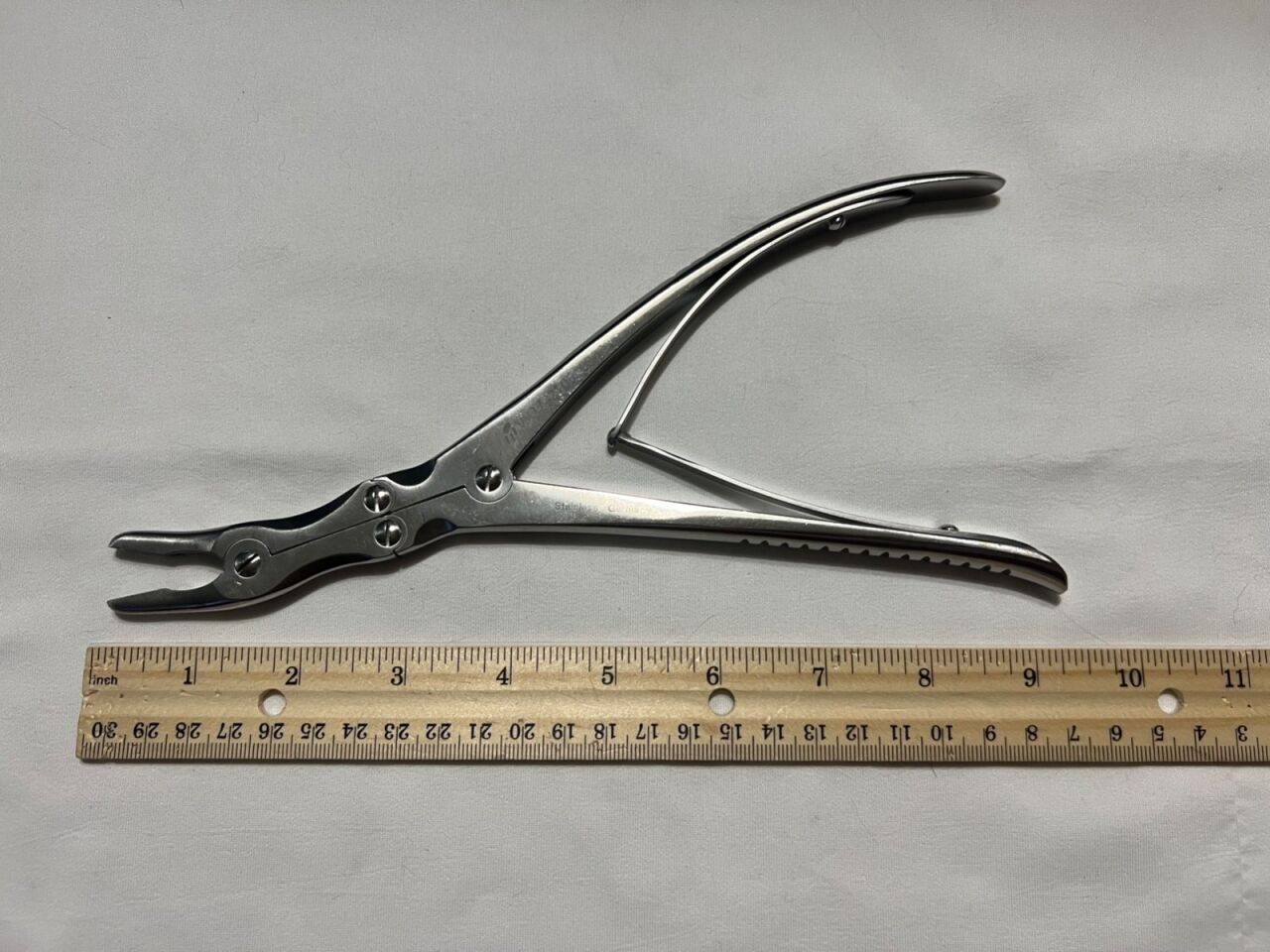 V. MUELLER VM37-2106 Leksell Rongeur Forceps 5mm Double Action Slight Curve — photo 4