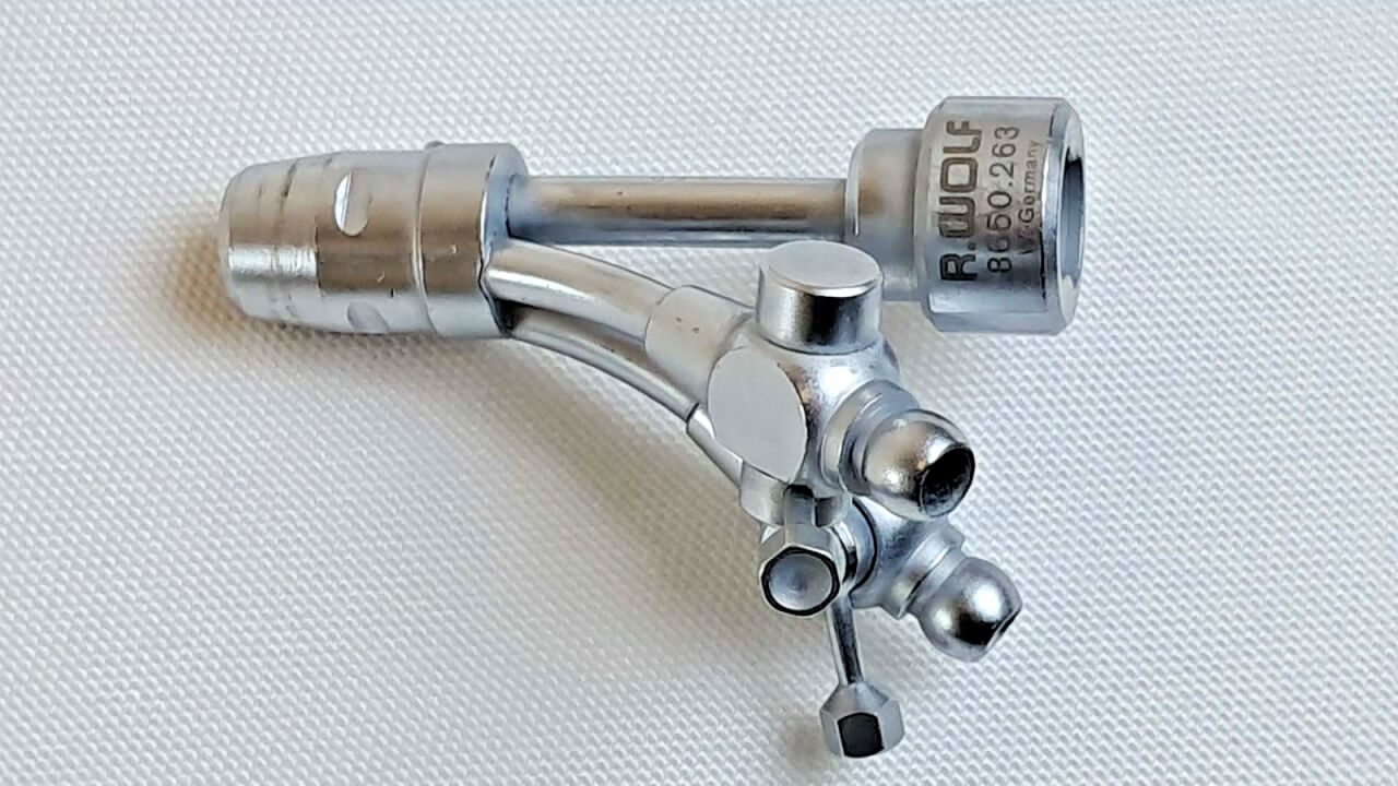 RICHARD WOLF 8650.263 Cystoscope Bridge, Dual Channel