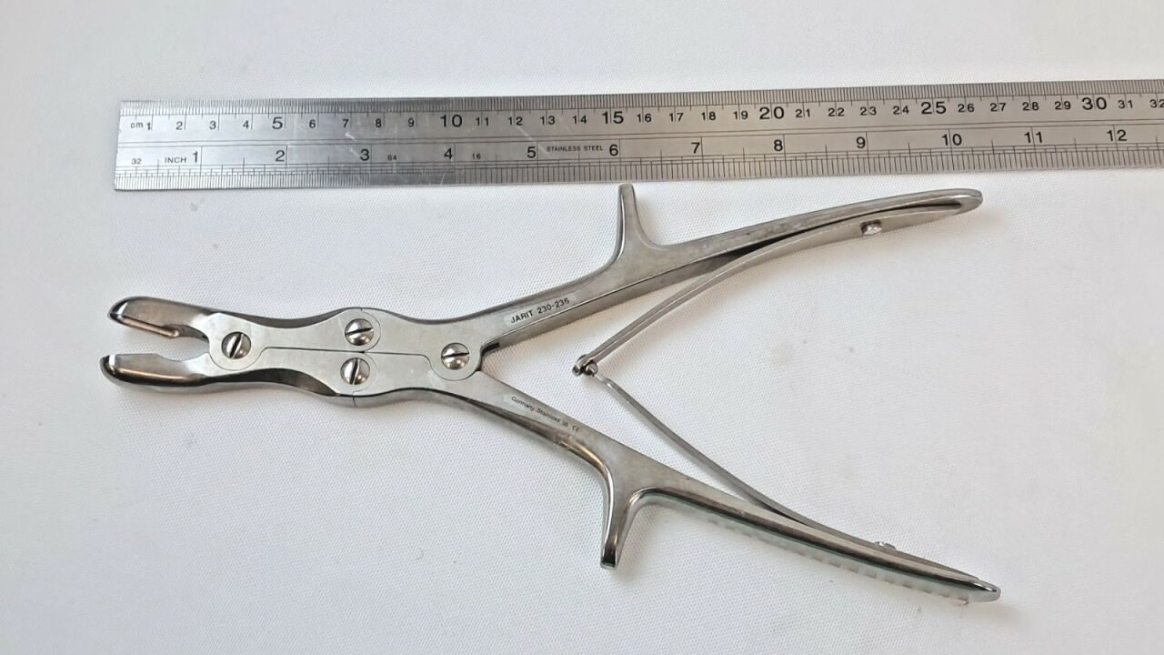 JARIT 230-236 Stille-Luer Rongeur 10" Curved 10mm Double Action — photo 6