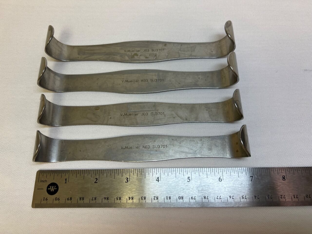 V. MUELLER SU3701 Parker Double-Ended Retractors - Lot of 4 — photo 3