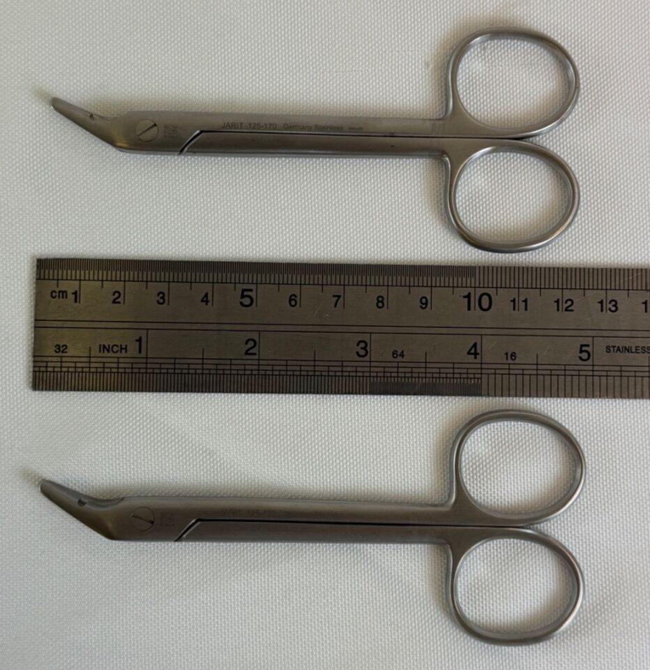 JARIT 125-170 Universal Wire Suture Cutting Scissors Angled 4.75" — photo 5