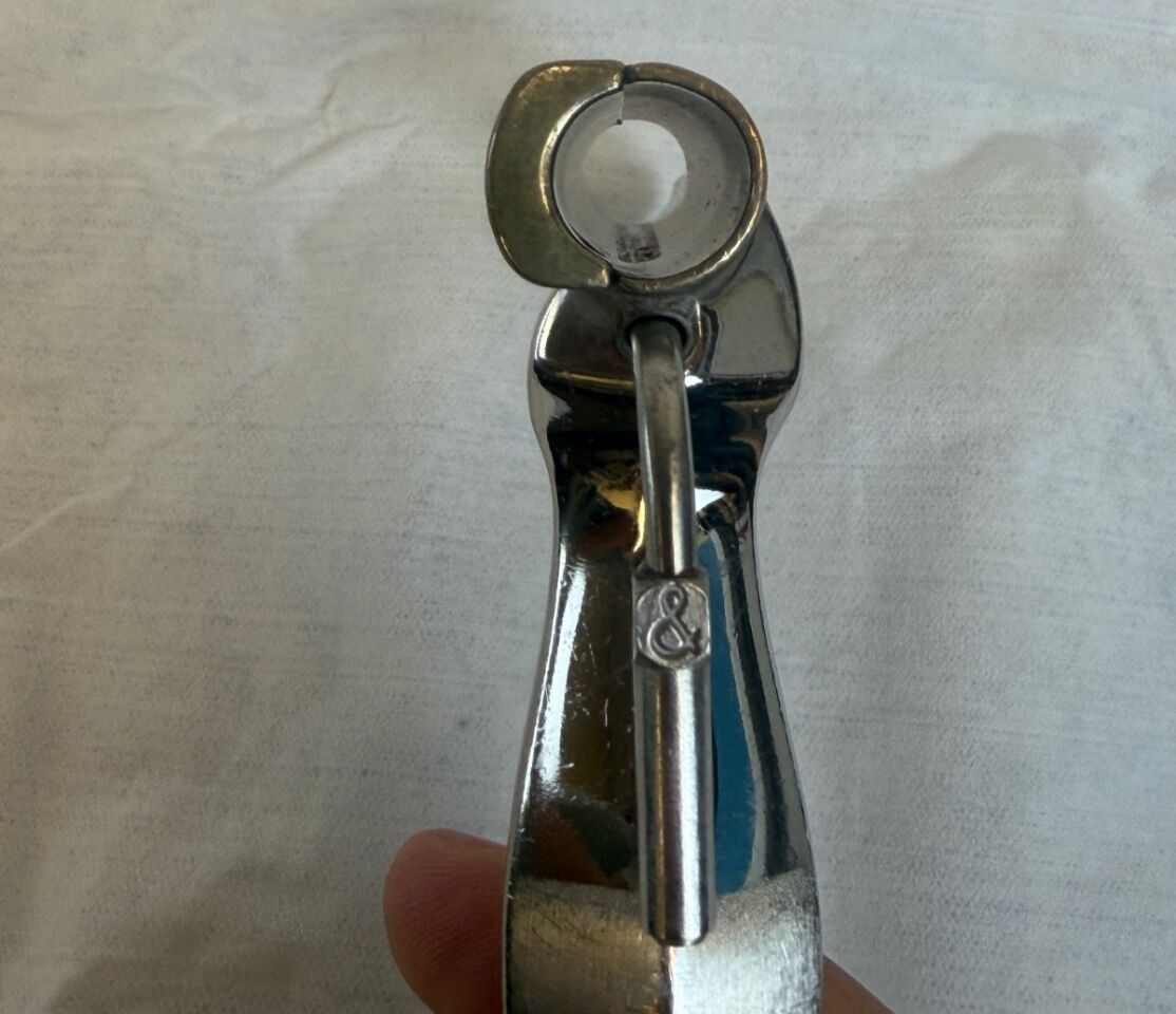 PILLING WECK 52-1465 Tucker Mid Lighted Side Slide Laryngoscope w/ Light Carrier — photo 5