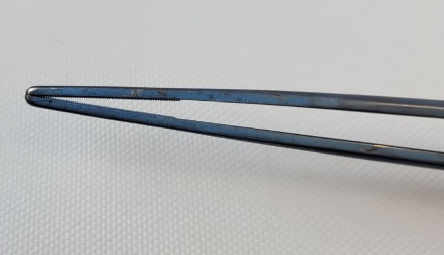 V. MUELLER CH5887-T DeBakey-Diethrich Vascular Tissue Forceps, Serrated, 9.5" — photo 5