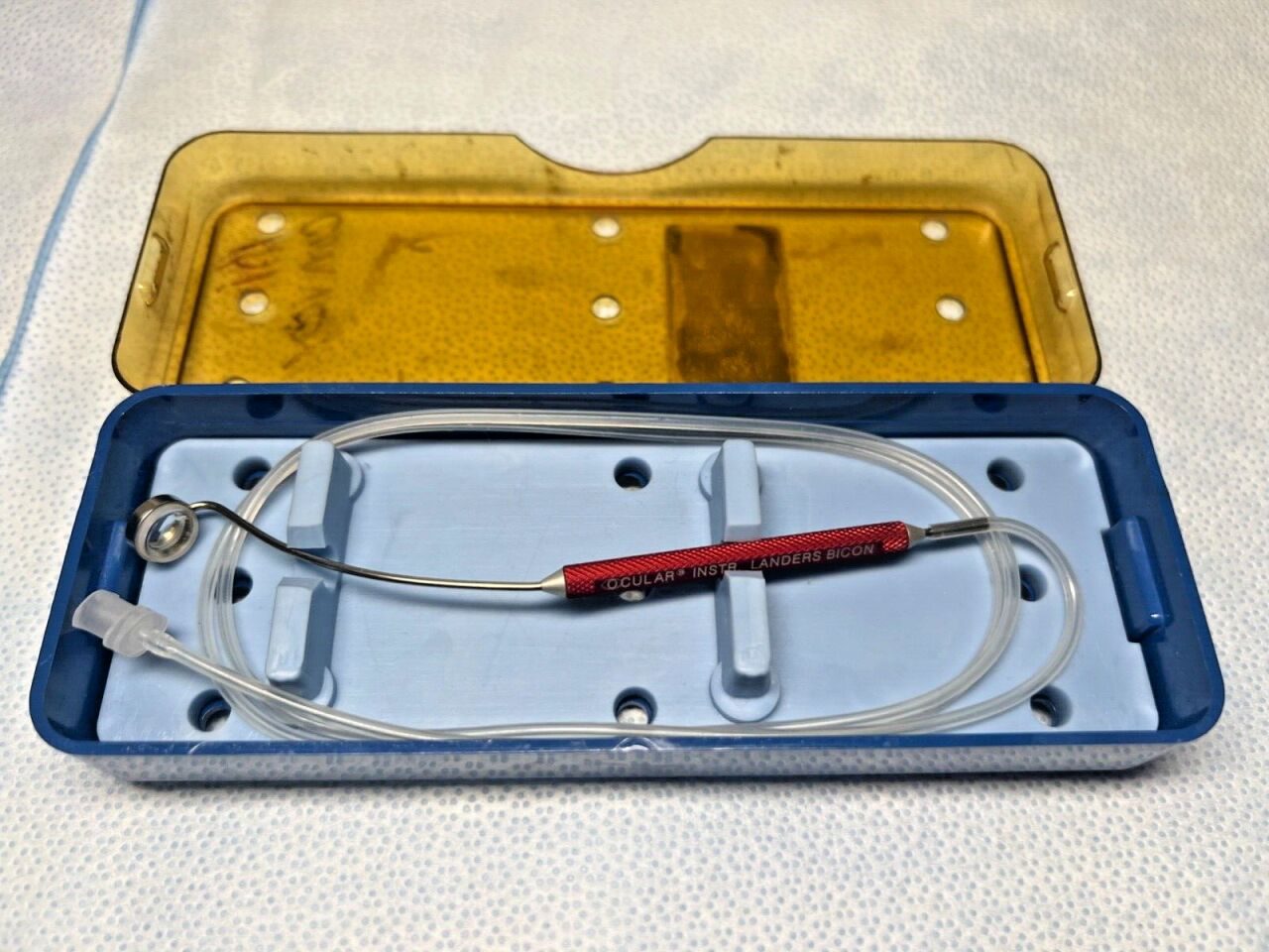 OCULAR INSTRUMENTS Landers Biconcave Vitrectomy Lens w/ Case