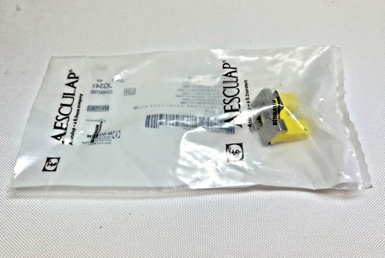 AESCULAP JG341 Small Silicone Clamp w/ Fixation Clamp 1/4" 7.5mm — photo 1