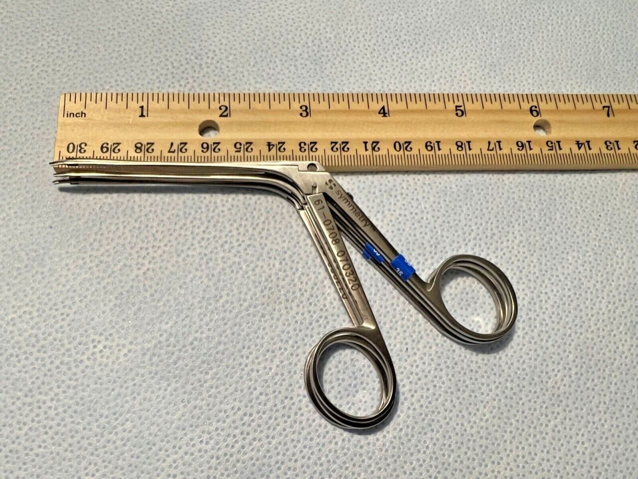SYMMETRY 61-0708 Set of 3 House-Bellucci Alligator Scissors 5mm Curved Right ENT — photo 5