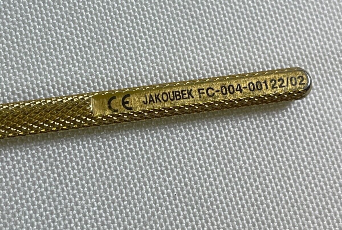 JAKOUBEK FC-004-00122/02 Angled Insulated Open End MIS Cardiovascular Knot Pusher — photo 2