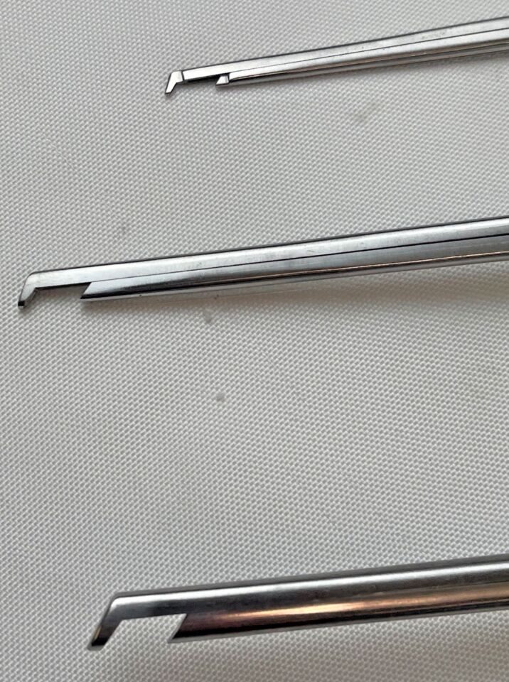 RUGGLES R-1650.1 Set of 3 1mm/3mm/6mm x 40deg Down x 7" Kerrison Rongeurs — photo 2