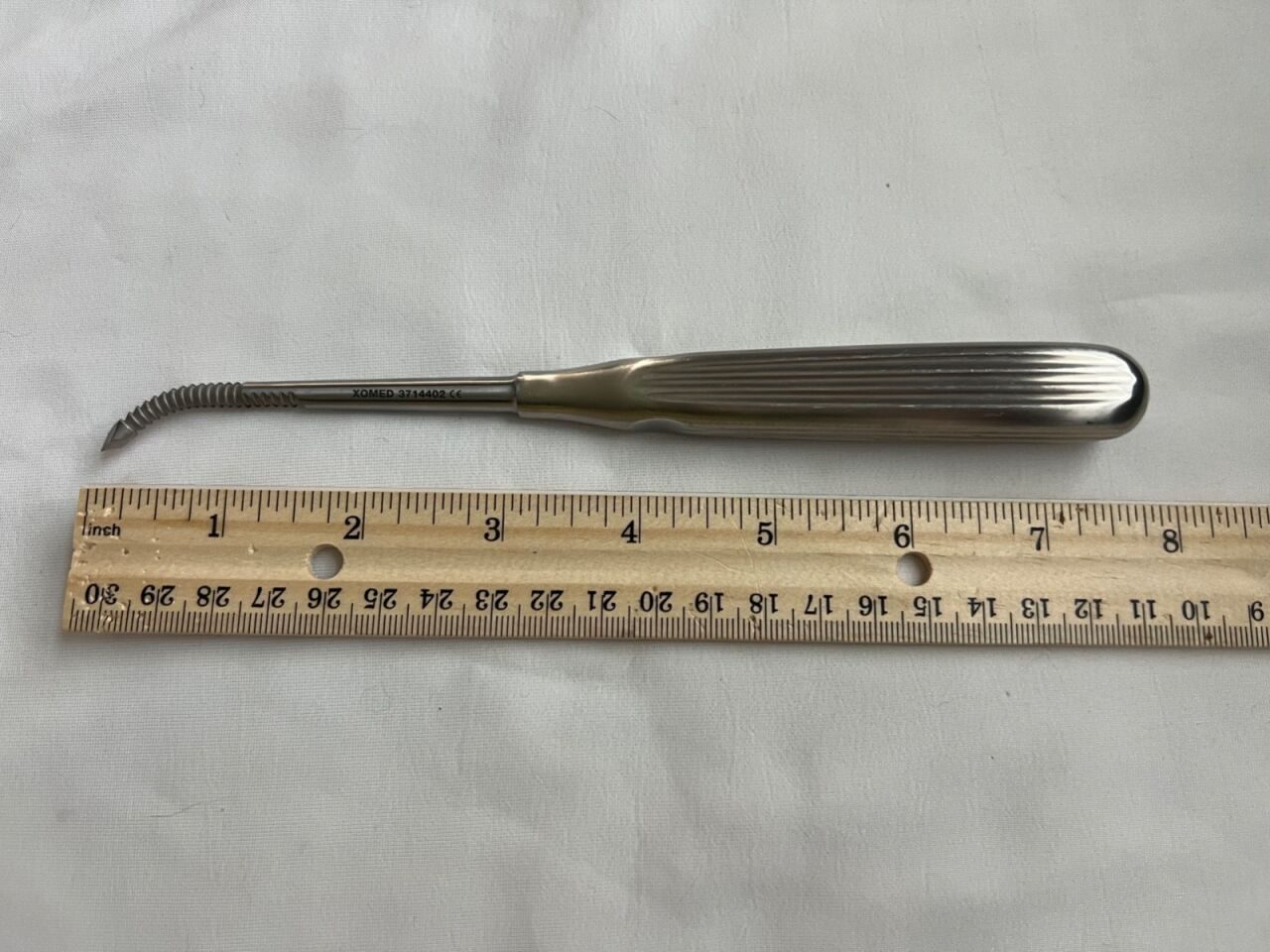 XOMED 3714402 7-1/2" Length ENT Wiener Antrum Rasp 4mm Small Trocar Tip ENT — photo 4
