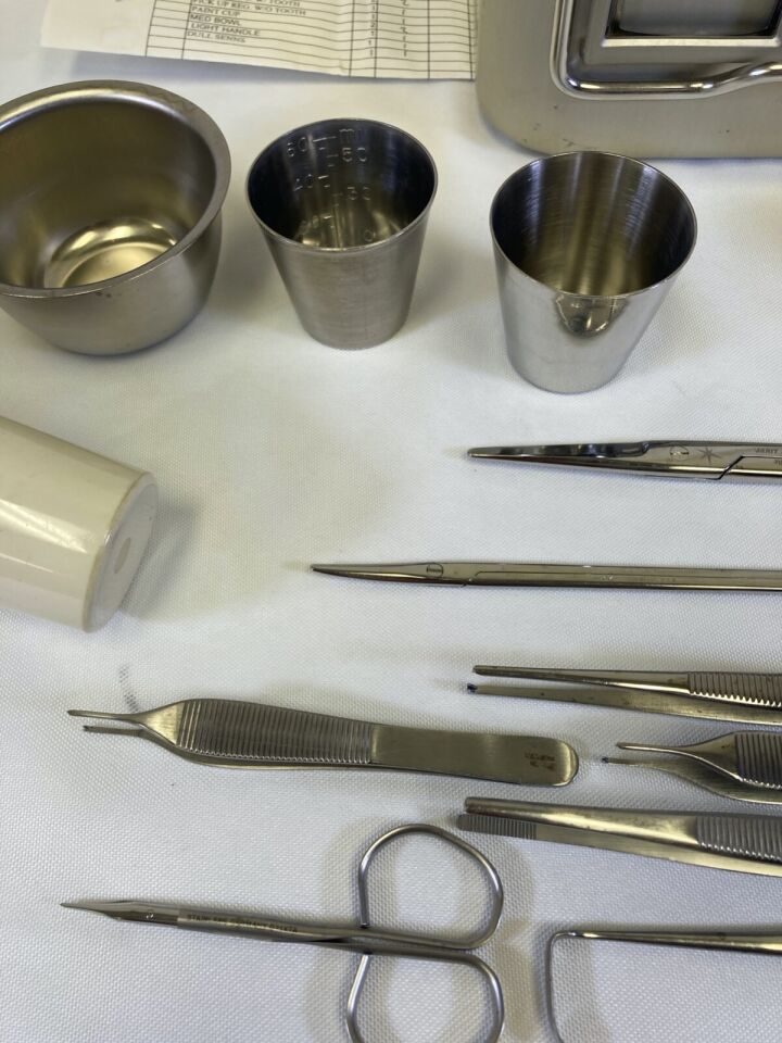 VARIOUS  OP Tray Outpatient Instrument Set & Sterilization Case — photo 4