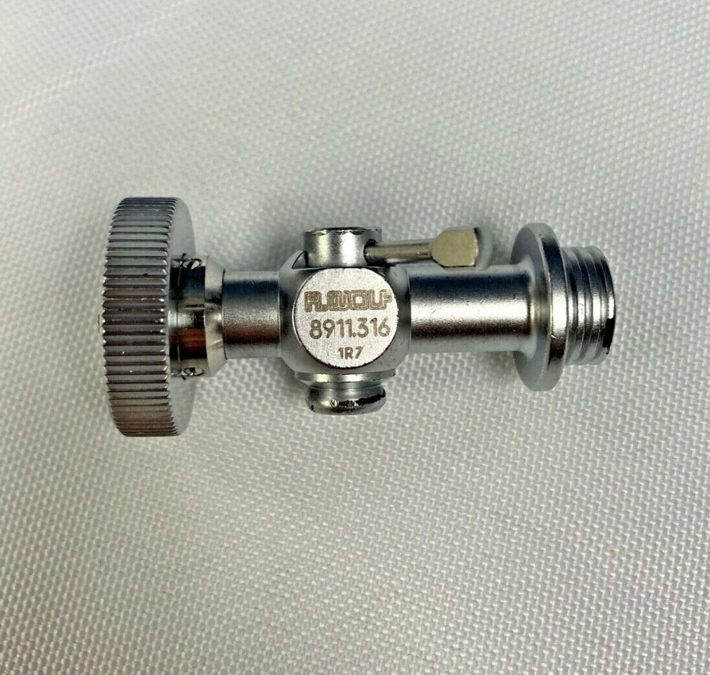 R. WOLF 8911.316  Laparoscopic Adapter Stopcock Assembly Endoscope Attachment — photo 1
