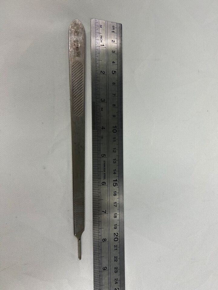 AESCULAP BB075R Scalpel Handle Angled No. 3