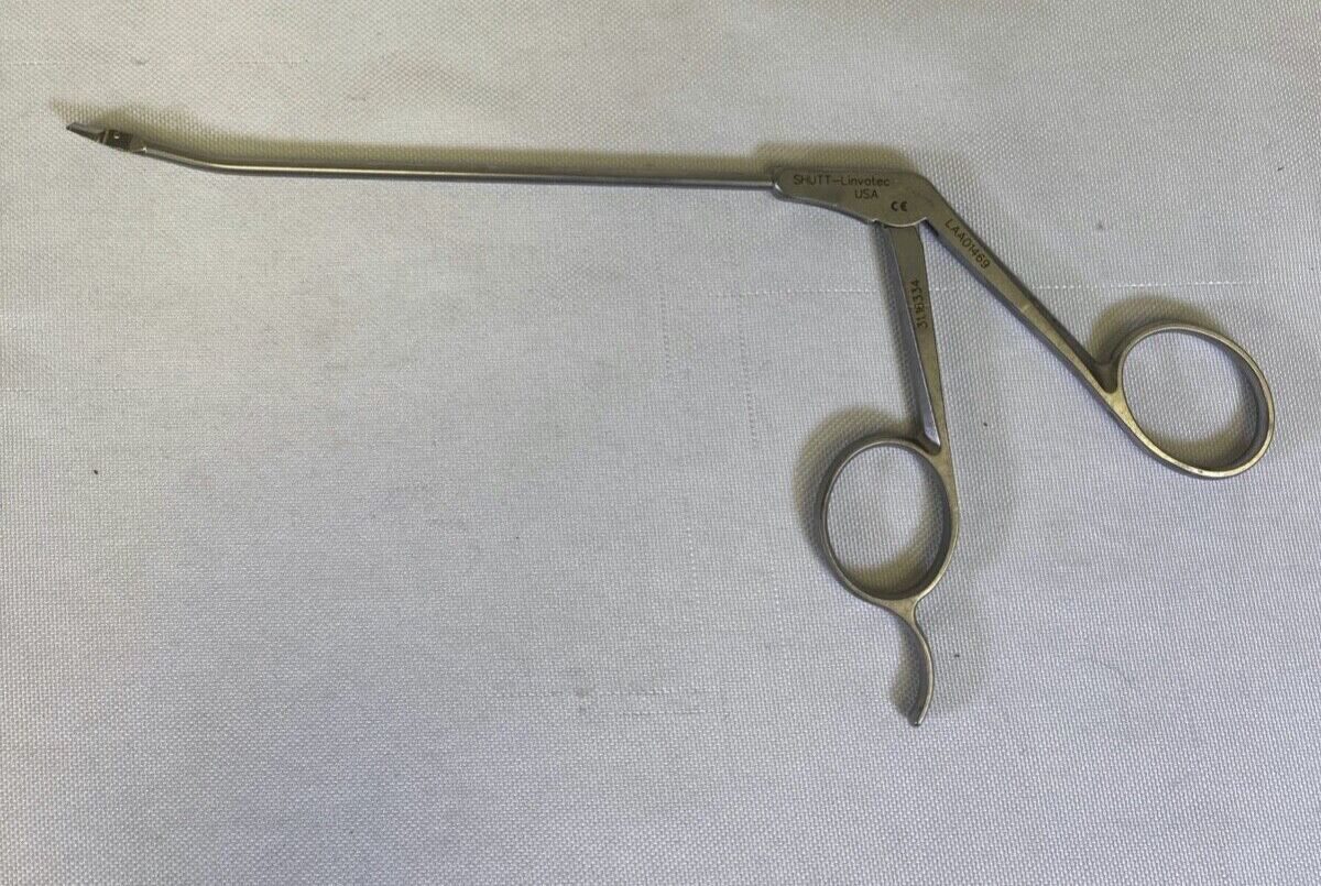 SHUTT-LINVATEC 31.16334 Aggressor Forceps 15deg Up 3.4mm x 130mm Arthroscopy Punch
