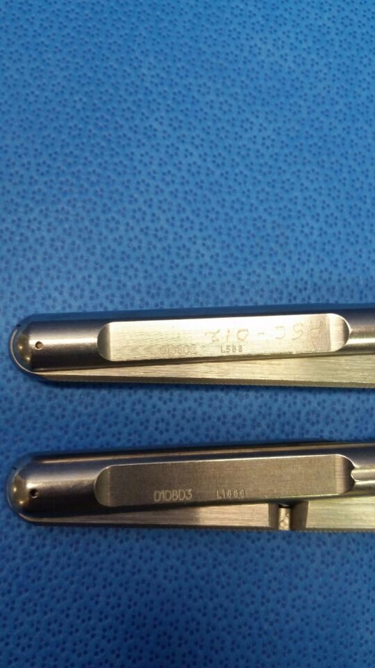 ACUFEX 010802 & 010803 Cigar Handle Rotary Scissors Hooked 60deg Right and Left — photo 5