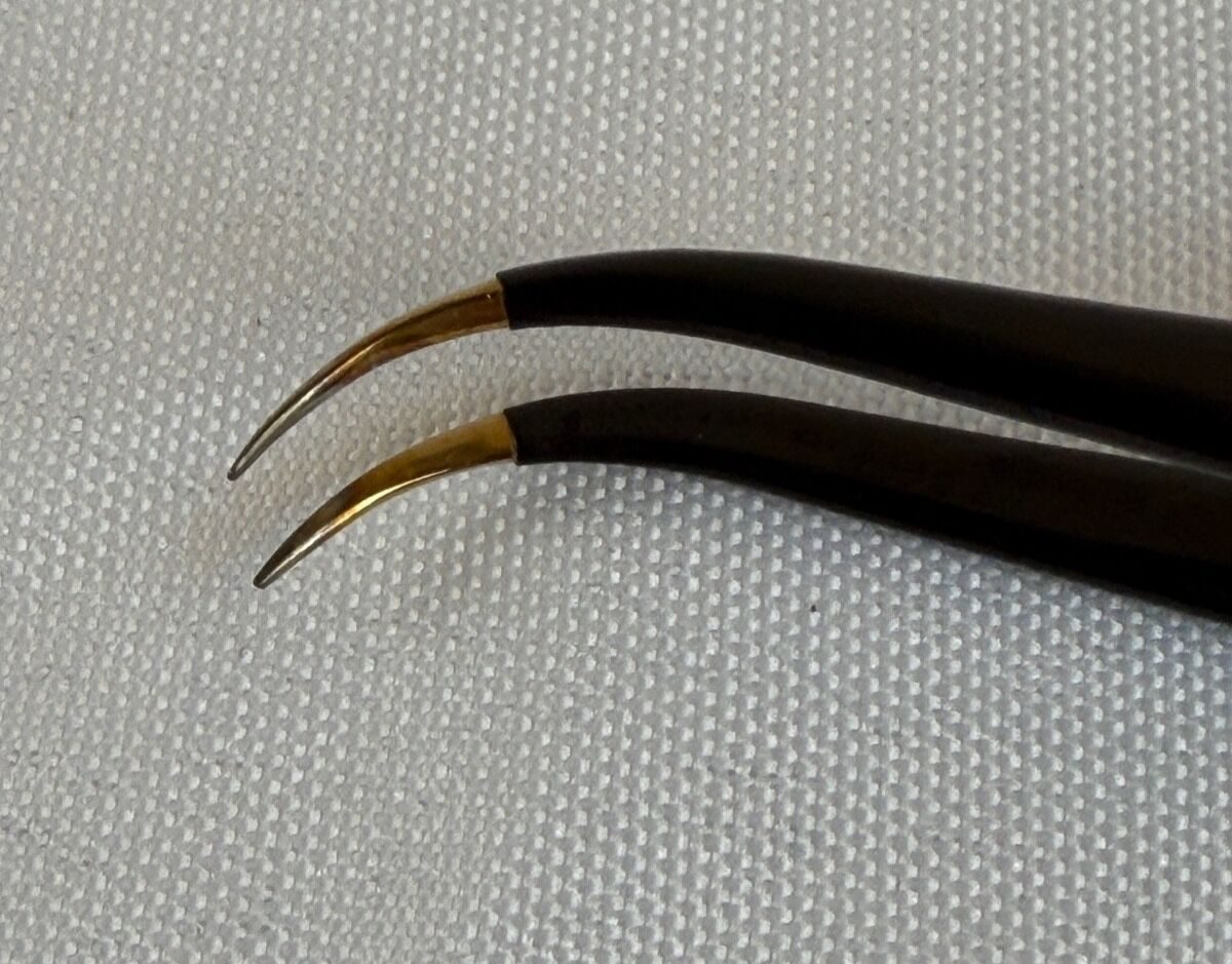 GEM 4025J-NS-C Bipolar Jewelers Forcep 4 5/8" Micro Curved Tips — photo 6