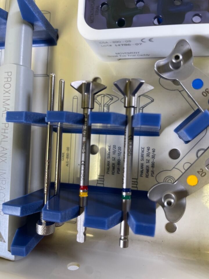 ASCENSION ORTHOPEDICS CSA-890-02 MOVEMENT Great Toe System w/ Sterilization Case — photo 8