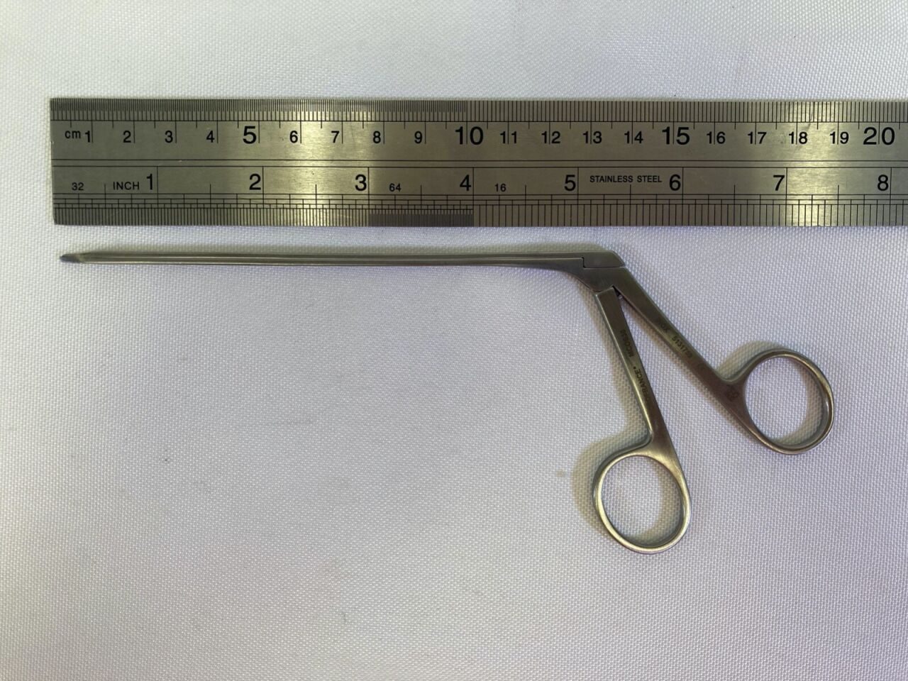 MICROFRANCE INTEGRA MCOS36 Selesnick Micro Scissor Forceps Curved Right 7mm ENT — photo 8