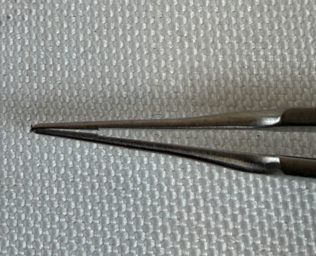 KATENA K5-2510 Castroviejo Forceps w/ Platform 1x2 Teeth 0.3mm — photo 7