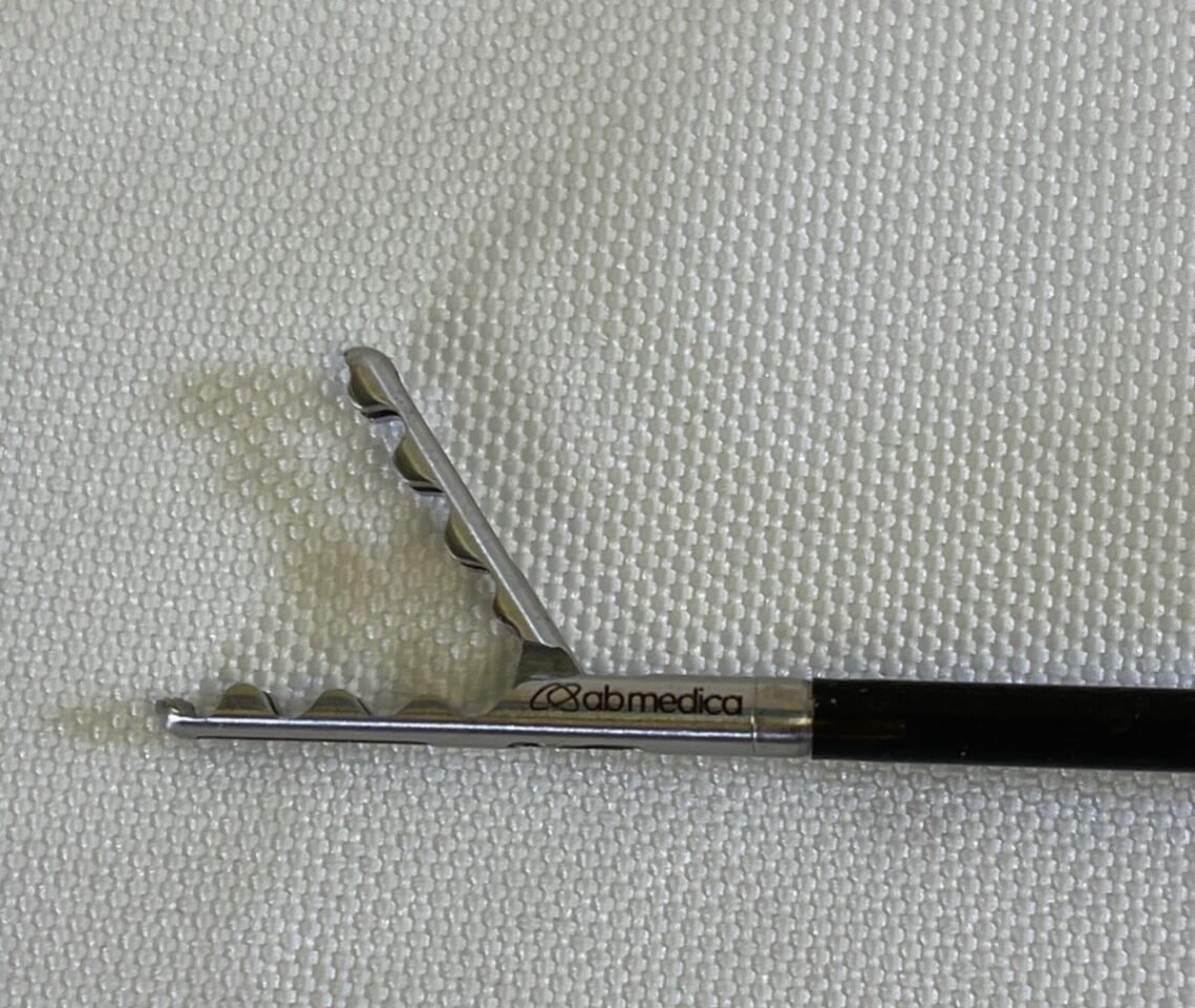 CONMED Various Set of 3 abmedica MicroLap 3.3mm Scissor Dissector Grasper Set Monopolar — photo 2