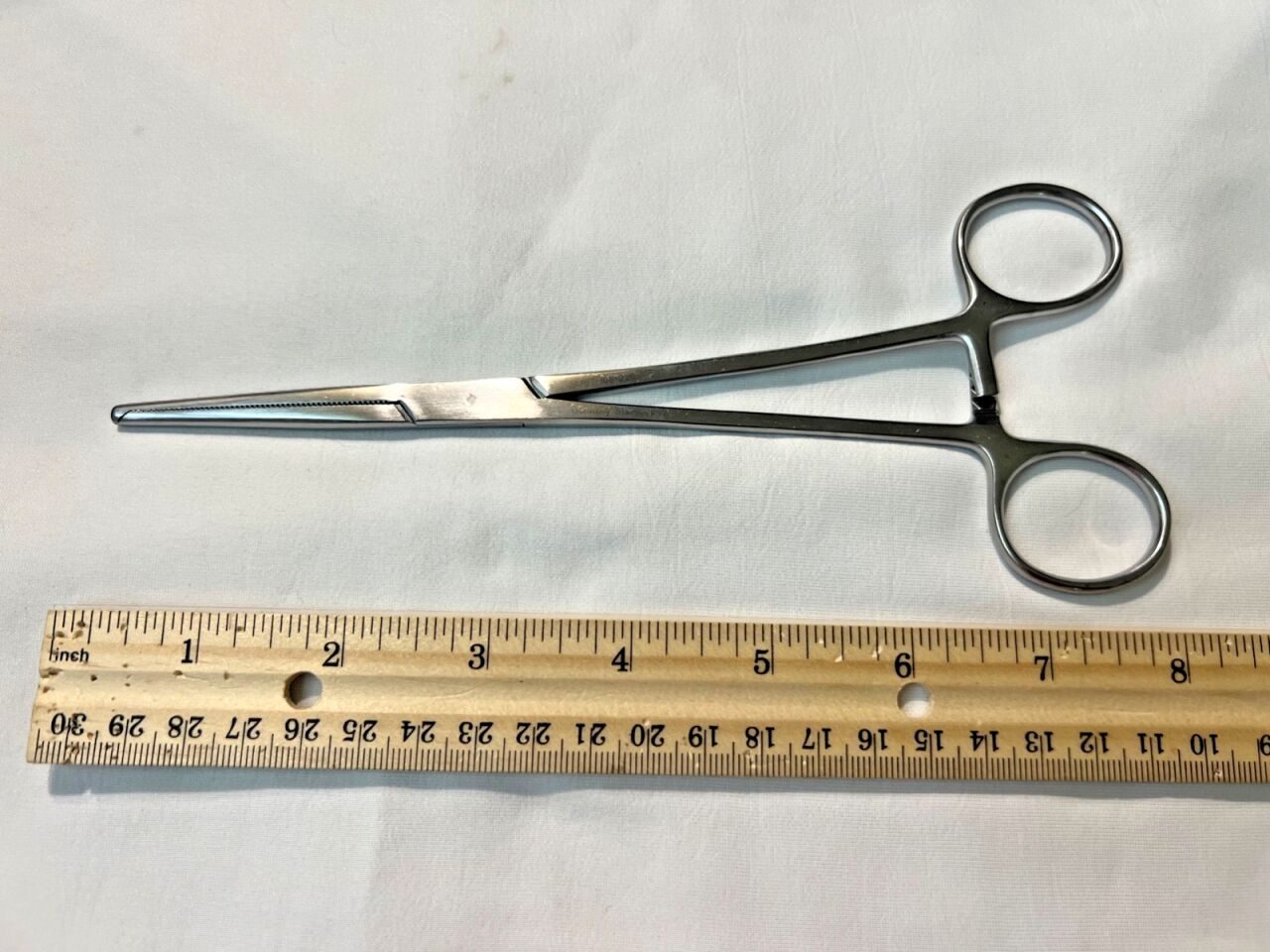 JARIT 106-220 Rochester-Ochsner Artery Forceps 1x2 Teeth 3mm x 7-3/4" Length — photo 5