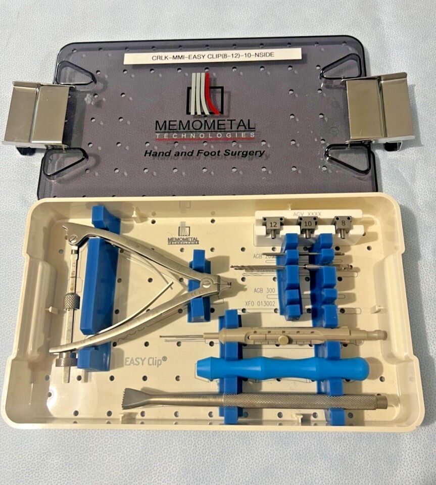 MEMOMETAL TECHNOLOGIES Hand & Foot Surgery Instrument 11 Piece Set — photo 1