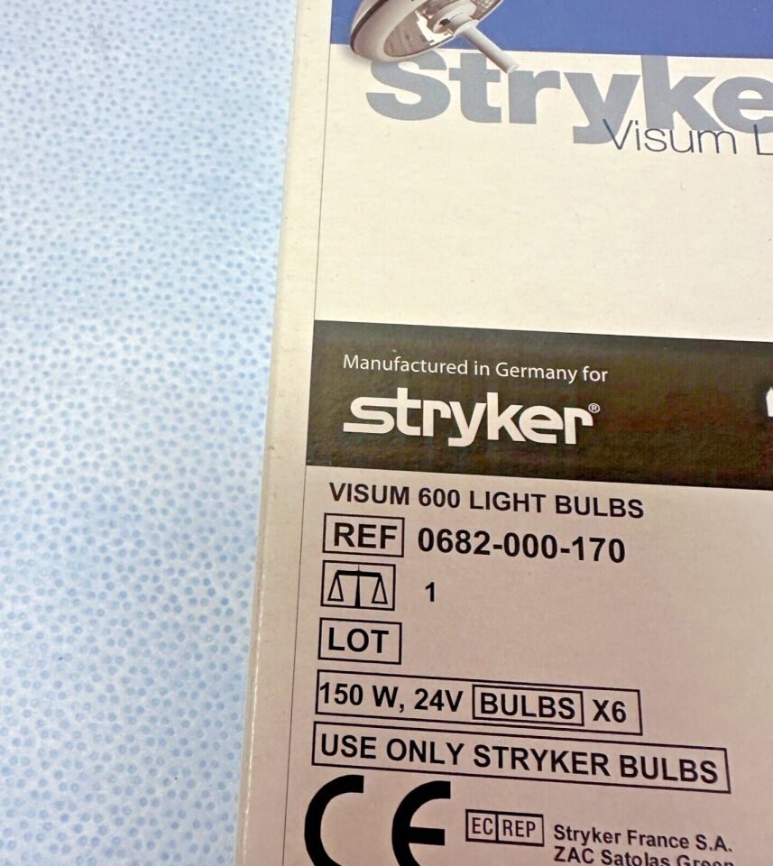 STRYKER 0682-000-170 VIisum 600 150W 24V 6/Pack O/R Light — photo 4