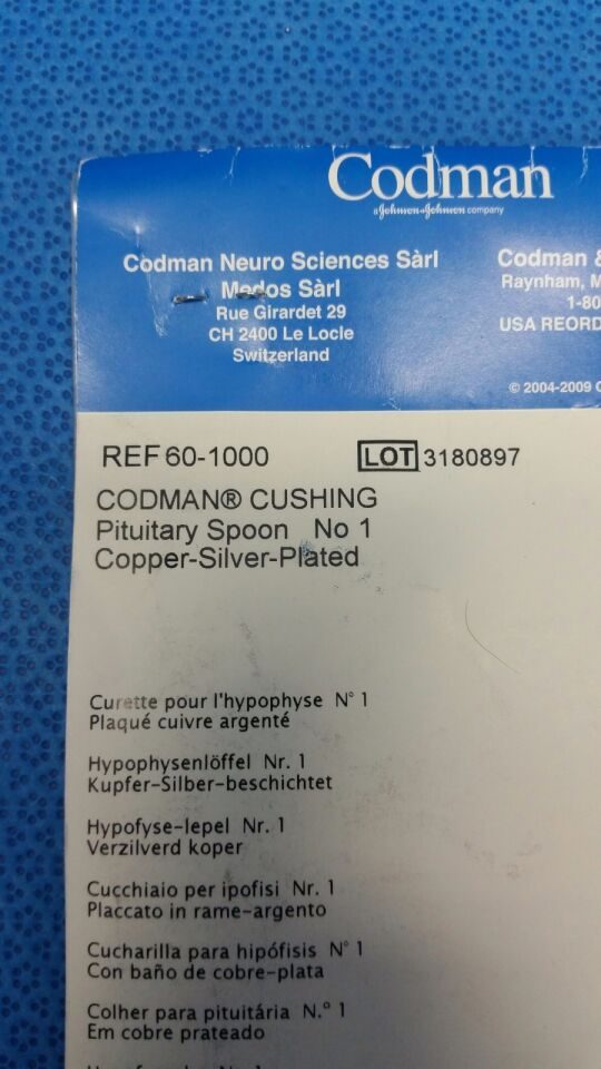 CODMAN 60-1000/1/2/3 Lot of 4 Cushing Pituitary Spoons Sizes 1/2/3/4 — photo 3
