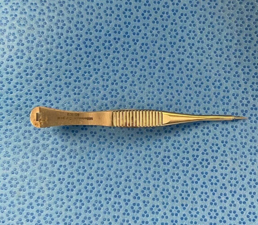 MILLENNIUM SURGICAL 85-109 Vannas Straight Capsulotomy Scissors 84mm Ophthalmic — photo 2