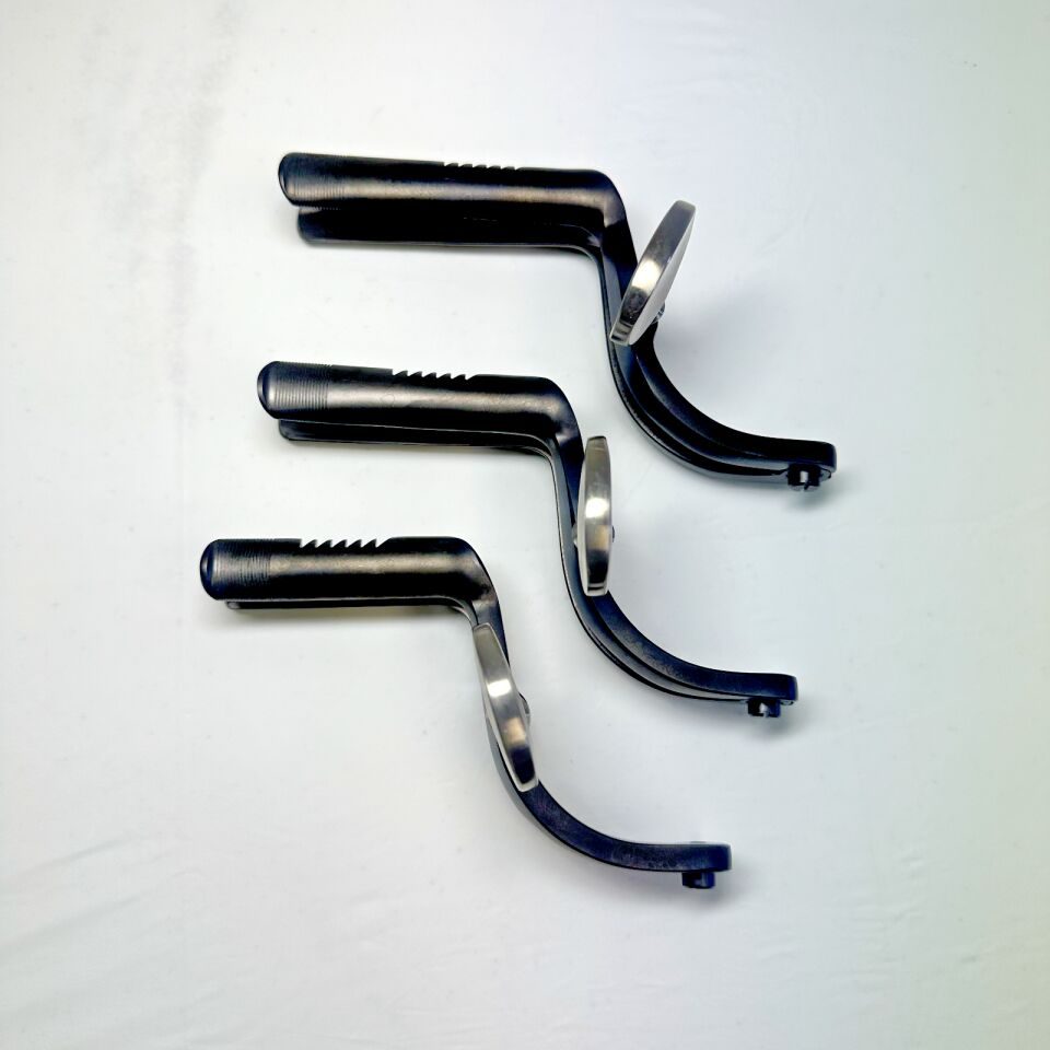 RUGGLES Various Set of 3 Transsphenoidal Speculum Black Coated Right Angled