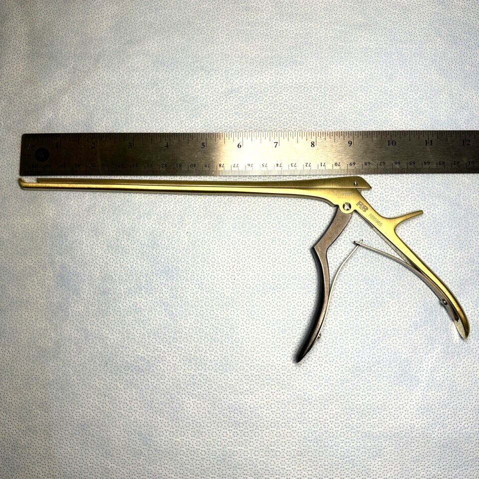 RUGGLES RB5965 Ultra-Coat Micro Kerrison Rongeur 5mm x 40deg UpBite 9in — photo 4
