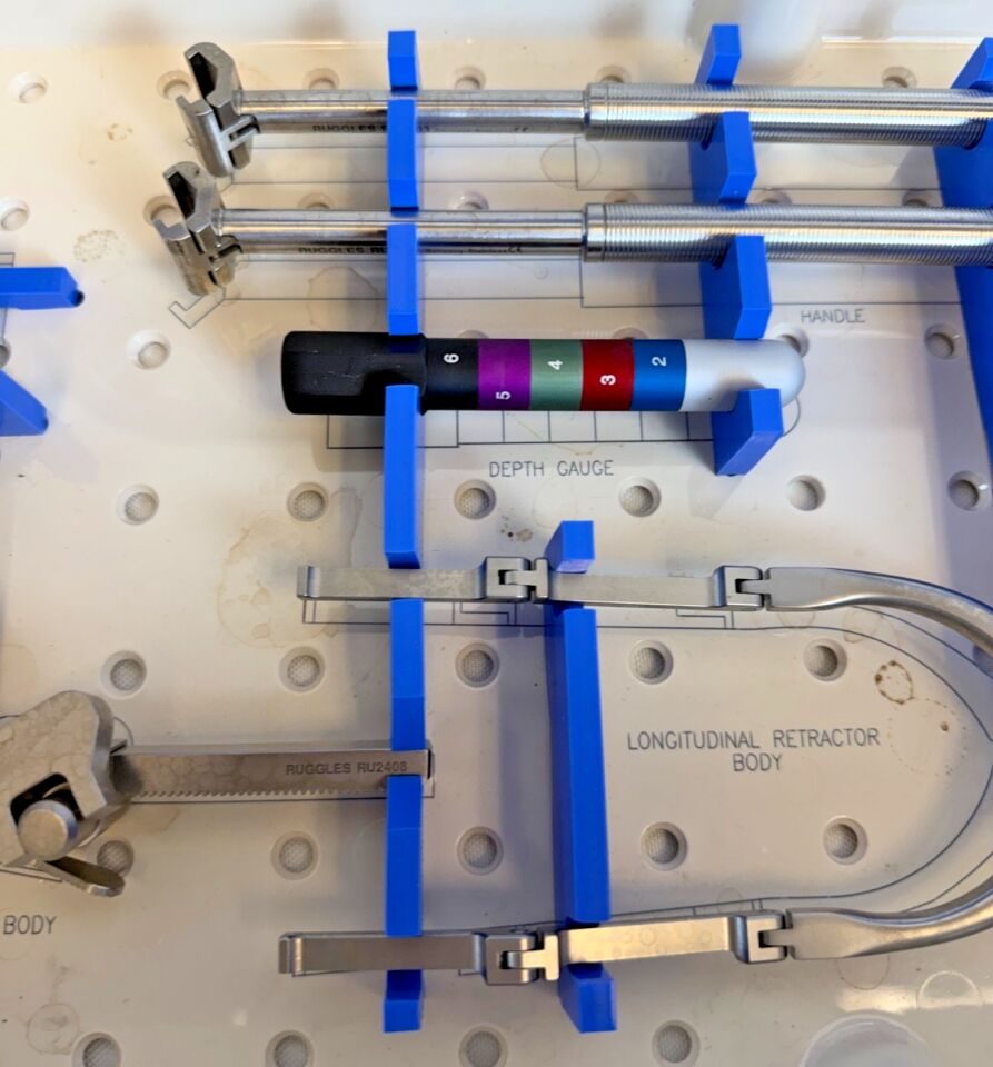 INTEGRA RUGGLES RU2400 FlexiSpine Retractor System w/ Sterilization Tray Neuro — photo 10