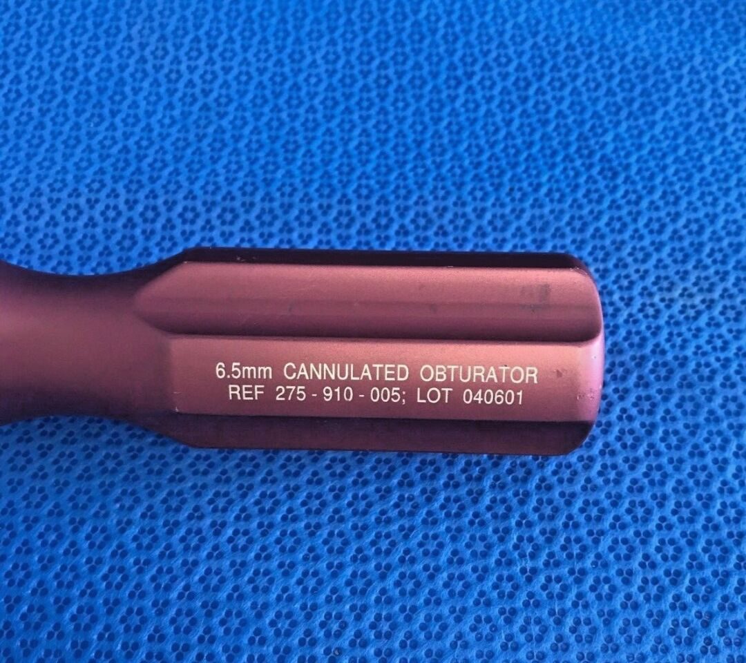 STRYKER 275-910-005 Obturator 6.5mm Cannulated Obturator, Endoscopy — photo 2