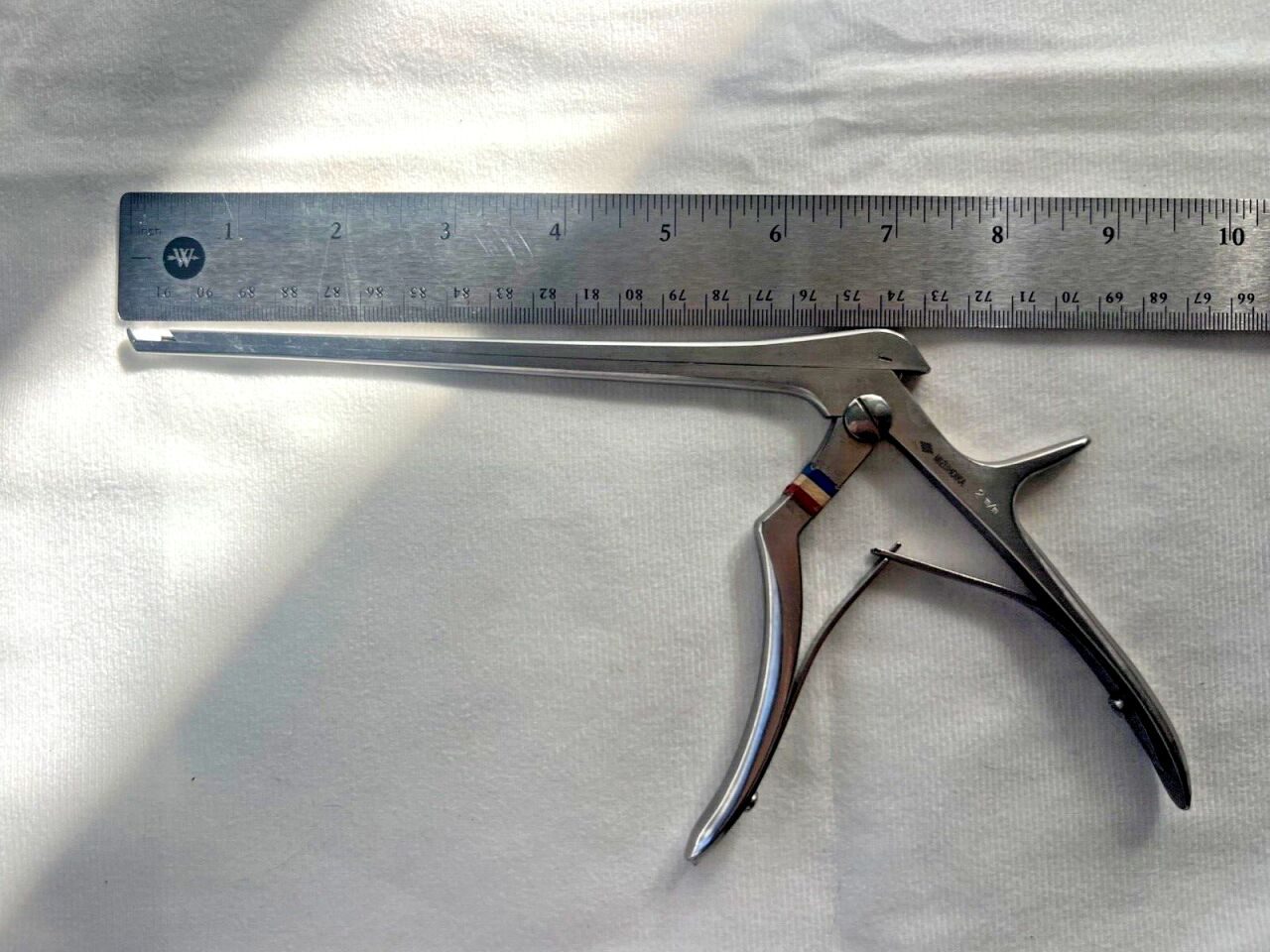 MIZUHO 02-201-02 Kerrison Rongeur 2mm X 40deg UpBite 7" Length — photo 6