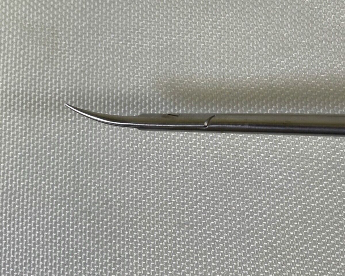 AESCULAP FD061R Micro Form Curved Up Neuro Scissors 120mm Shaft 245mm Length — photo 6