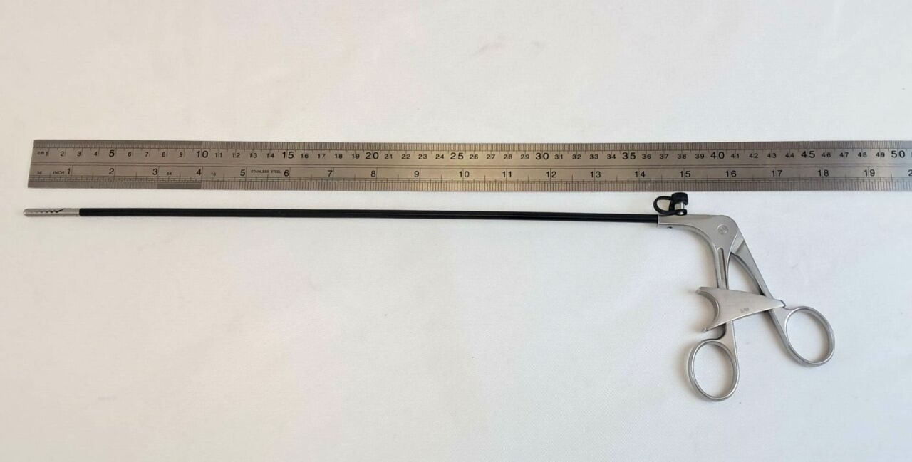 AESCULAP PL054R Single Action Atraumatic Grasper 5mm x 36cm — photo 5
